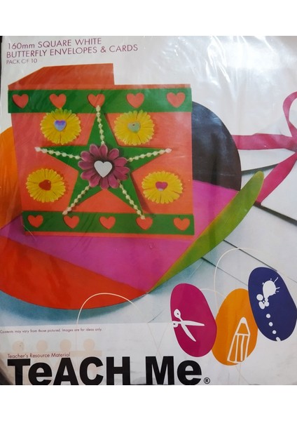 Butterfly Envelopes And Cards Pack Of 10 160 mm Öğretmenler Için Materyal
