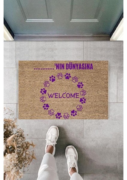 Dijital Baskı Kişiye Özel Iç Kapı Dekorasyon Paspas PS11313