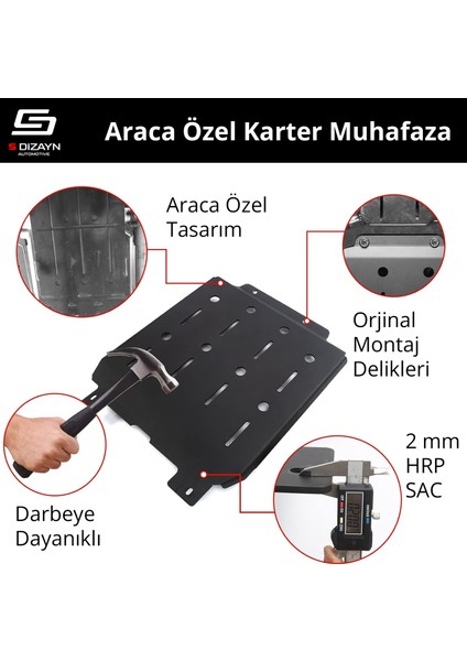 Fiat Egea Hb Çelik Karter Muhafaza Koruma 2015 Üzeri A+ Kalite
