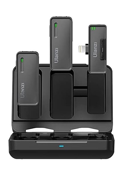 Uw-Mıc Kablosuz Ikili Kayıt Yaka Mikrofonu Lightning modelleri
