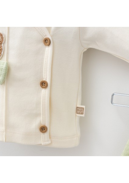 7053 Mnz Marka Cute Bear Yeni Doğan Hastane Çıkışı Erkek 5'li Set