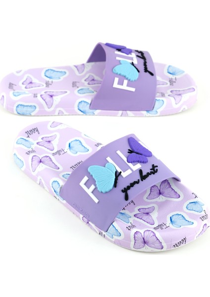 Kadın Yazlık Pu Rahat Taban Ev Banyo Havuz Plaj Terlik