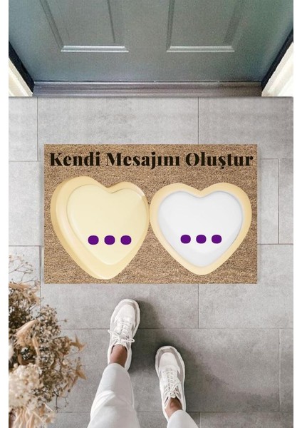 Dijital Baskı Kişiye Özel Iç Kapı Dekorasyon Paspas PS11217