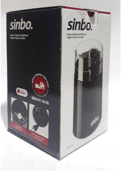 Sinbo SCM2934 Kahve ve Baharat Öğütücü