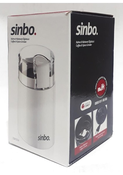 Sinbo SCM2934 Kahve ve Baharat Öğütücü
