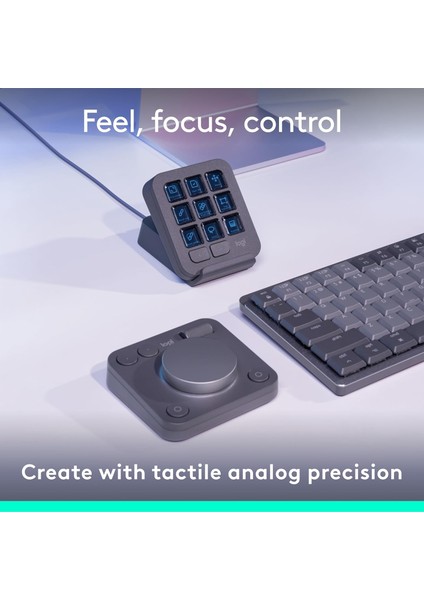 Mx Creative Console - 9 Tuş, Tasarım, Video, Adobe, Zoom, Spotify ve Daha Fazlası modelleri