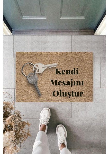 Dijital Baskı Kişiye Özel Iç Kapı Dekorasyon Paspas PS11222