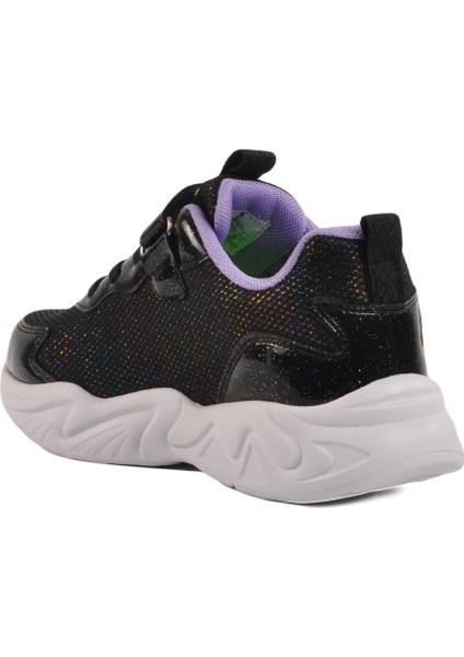 1878 F Siyah-Lila Çocuk Spor Ayakkabı fırsatları