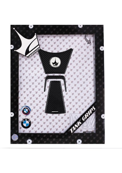 Bmw F900 Xr 2024 ile Uyumlu Kaydırmaz 6d Karbon 15 Parça Tank Pad Seti GC35 fiyatları