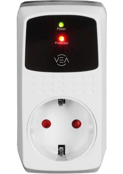 Vea VE-25532 16A 4000W Tekli Akım Korumalı Priz Aşırı Yüksek Gerilim