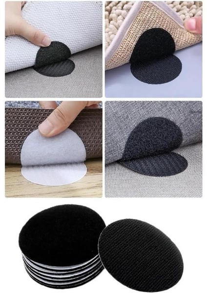 10 Adet Halı Kilim Minder Nevresim Örtü Kaydırmaz Cırt Bant Seti