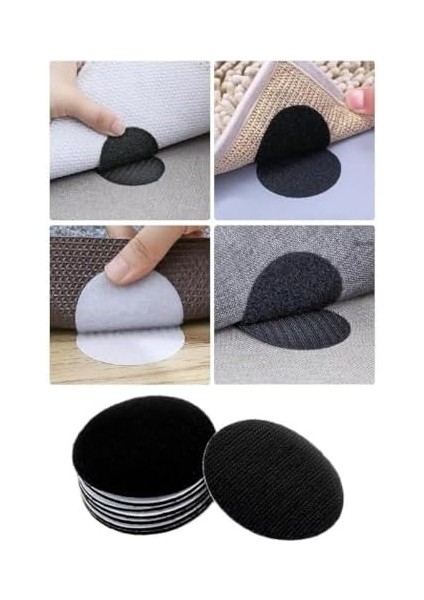 10 Adet Halı Kilim Minder Nevresim Örtü Kaydırmaz Cırt Bant Seti