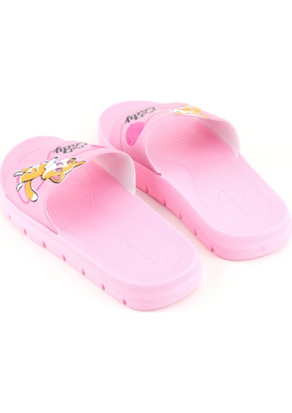 Kız Çocuk Yazlık Cat Lady Pu Rahat Taban Ev Banyo Havuz Plaj Terlik fırsatları
