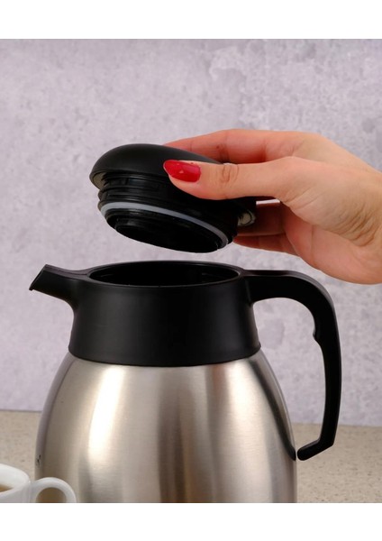 2 Litre Çift Kat Çelik Çay Termosu fırsatları