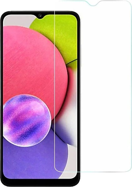 Samsung Galaxy A03 Ekran Koruyucu Cam Tam Uyumlu 9h Temperli Cam Kırılmaz Cam
