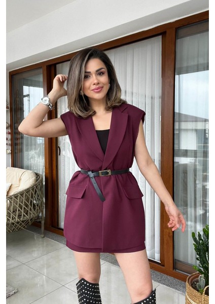 Yelek Etek Takım Bordo fırsatları