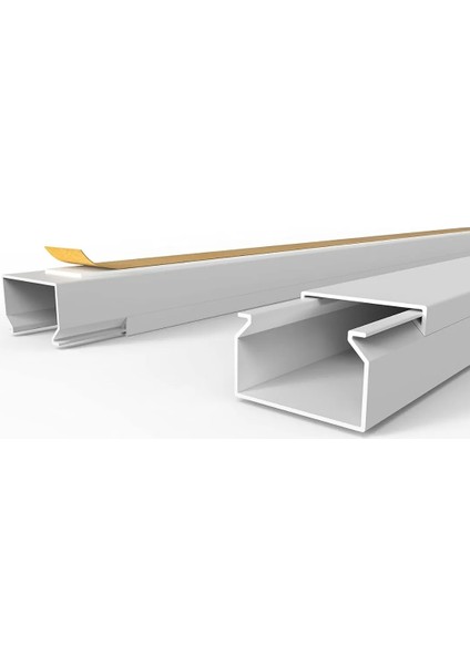 1m Kendinden Yapışkanlı 25X16MM Kablo Kanalı Kolay Montaj Temiz Görünüm Pvc Kablo Gizleyici fiyatları