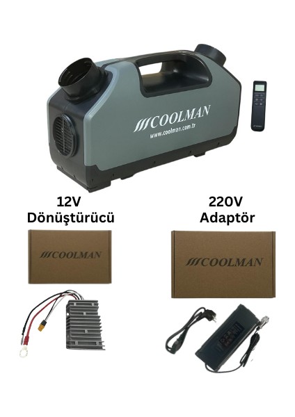 Portatif Klima (12V+220V Adaptör)