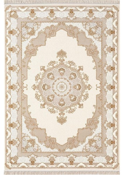 Flora FR007A Beyaz Gold Koridor Halısı Mutfak Halısı Salon Halısı fiyatları