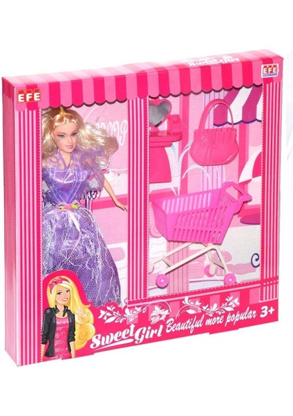 221 G-M Sweet Gırl Gardolaplı -Market Arabalı