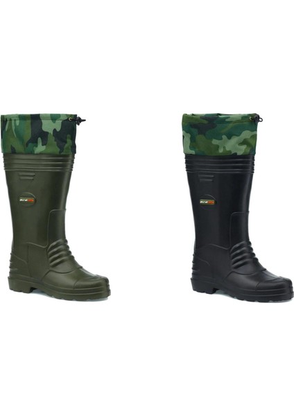 Akınal Bella Konçlu Büzmeli Su Geçirmez Eva Çizme