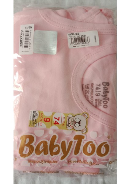 Cantaz Babytoo Organik %100 Pamuk Bisiklet Yaka Askılı Çıtçıtlı Bebek Badi Zıbın Atlet 1-9 Ay fiyatları