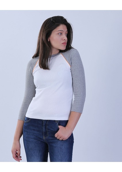 Reglan Kol Tişört M - Gri fiyatları
