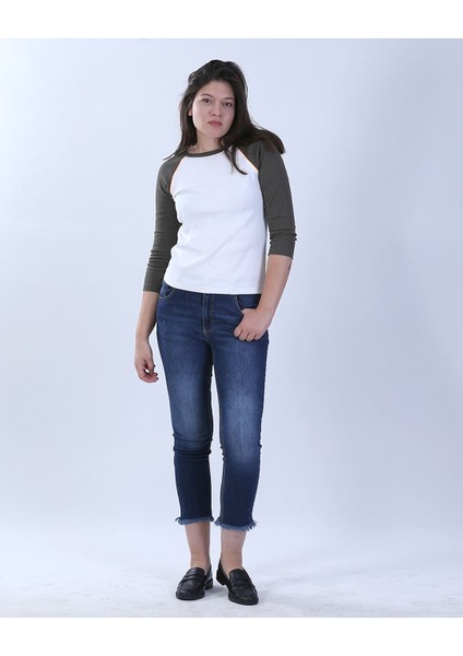 Reglan Kol Tişört M - Yeşil