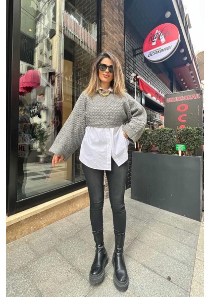 Likralı Sıknny Jean Soluk Siyah