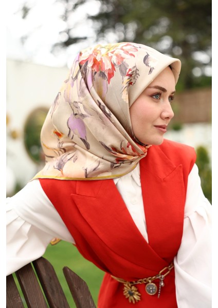 Tivil Ipek Eşarp 11467-35 Vizon Karışık Desen fiyatları