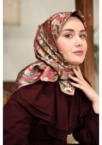 Tivil Ipek Eşarp 11469-33 Vizon Karışık Desen modelleri