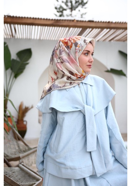 Tivil Ipek Eşarp 11467-37 Gümüş Karışık Desen fiyatları