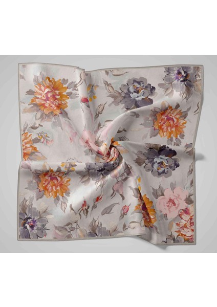 Tivil Ipek Eşarp 11467-37 Gümüş Karışık Desen fırsatları