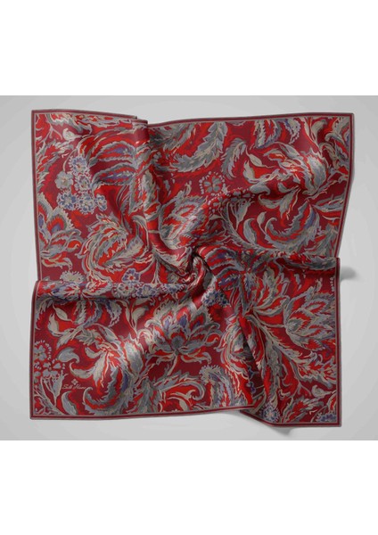 Tivil Ipek Eşarp 11469-50 Bordo-Mor Karışık Desen fırsatları
