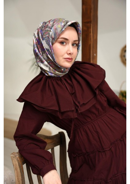 Tivil Ipek Eşarp 11469-41 Vizon Karışık Desen modelleri