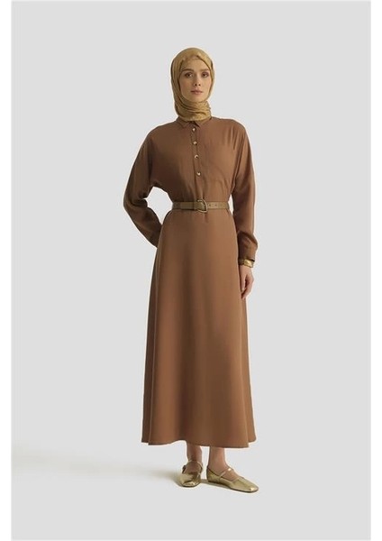 Elbise 25YD4236 Kahverengi fiyatları