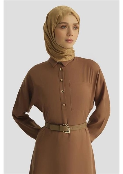 Elbise 25YD4236 Kahverengi fırsatları