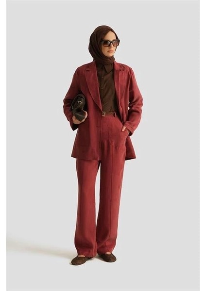 Pantolon 25YD4246-2 Bordo fiyatları