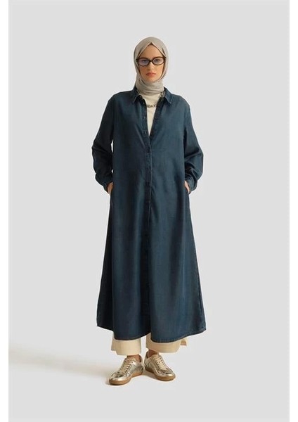 Tunik Elbise 25YD9143 Koyu Lacivert modelleri