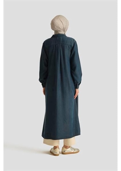 Tunik Elbise 25YD9143 Koyu Lacivert fırsatları