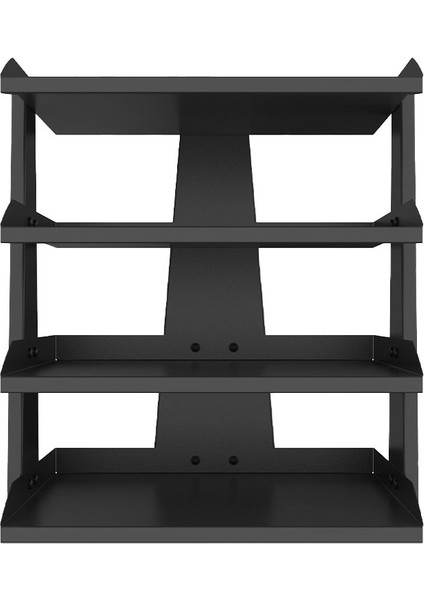 Steelline 4 Katlı Metal Dosya Rafı - Masa Üstü Ultra Sağlam Ofis Organizer (29.5X30.5X25CM)