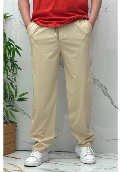 Erkek Yanları Biyeli Full Likralı Baggy Pantolon modelleri