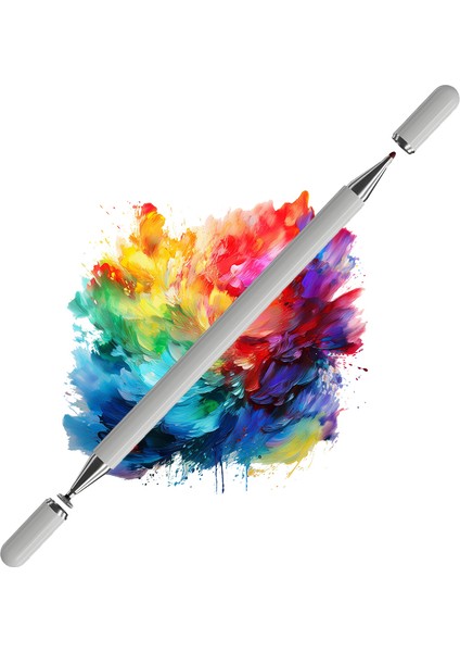 iPad Pro 3. Nesil 2018 Ile Uyumlu 2 In 1 Dokunmatik Stylus Kalem Çizim ve Yazı Kalemi