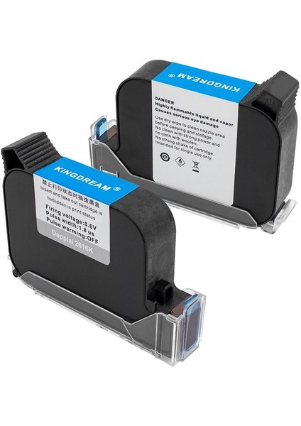 Endüstriyel Tip Portatif Siyah Yazıcı Kartuşu Kingdream Depplai 2616K modelleri
