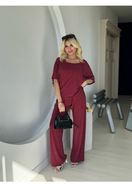Bordo Modal Salaş Takım