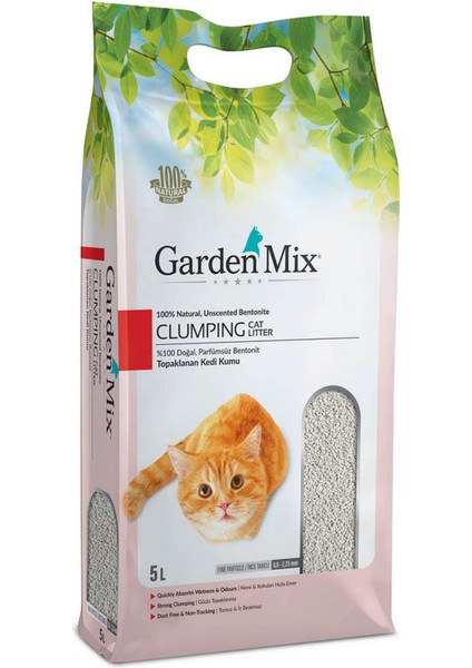 Gardenmix Bentonit Parfümsüz Ince 5l Ferrg