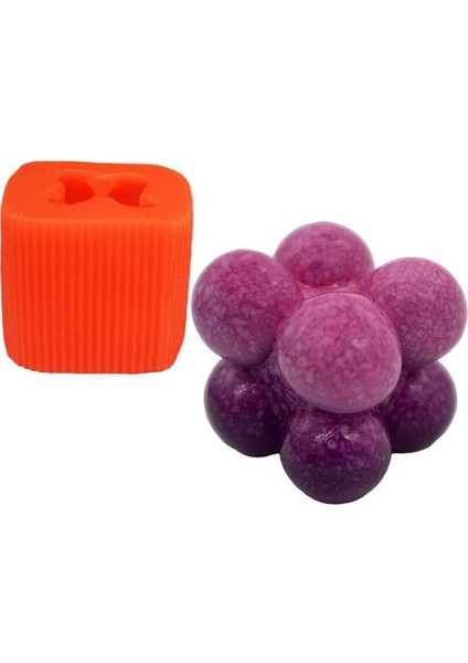 Orta Boy Bubble Silikon Mum Kalıbı fiyatları