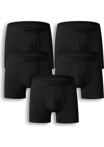 Siyah Erkek Boxer 5 Li Paket