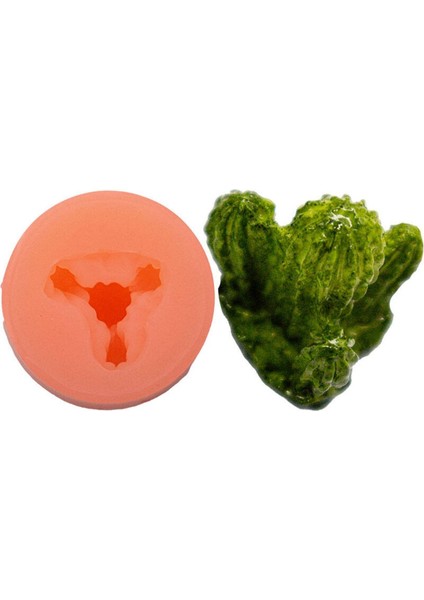 4'lü Mini Kaktüs Silikon Mum Kalıbı M-216 fiyatları