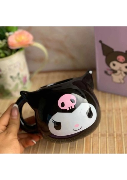 3D Seramik Sevimli Kuroomi Figürlü Kupa Bardak modelleri